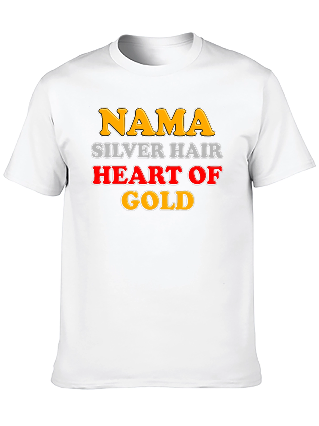Nama Silver Hair Heart of Gold Novelty T-Shirt