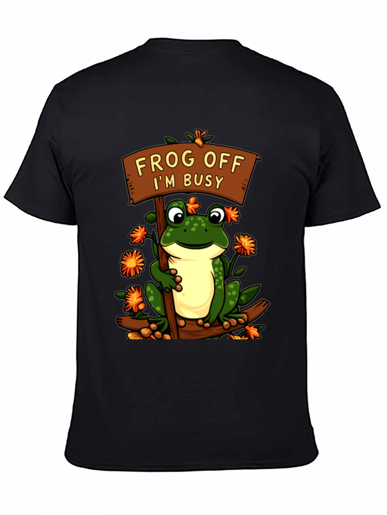Frog Off Im Busy T-Shirt Funny Animal Tee