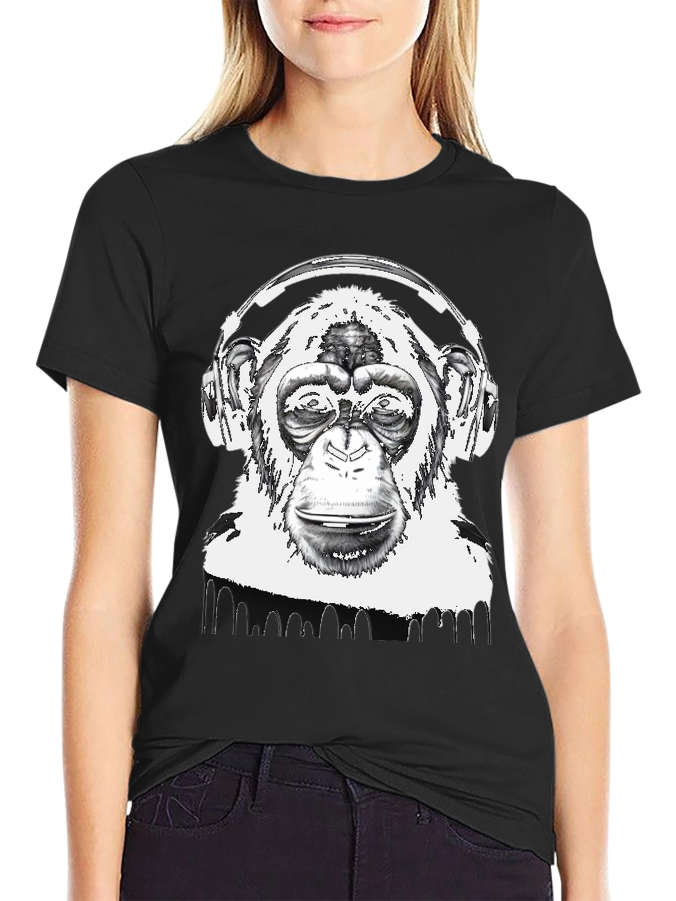Monkey DJ Graphic Tee - Cool & Unique Design