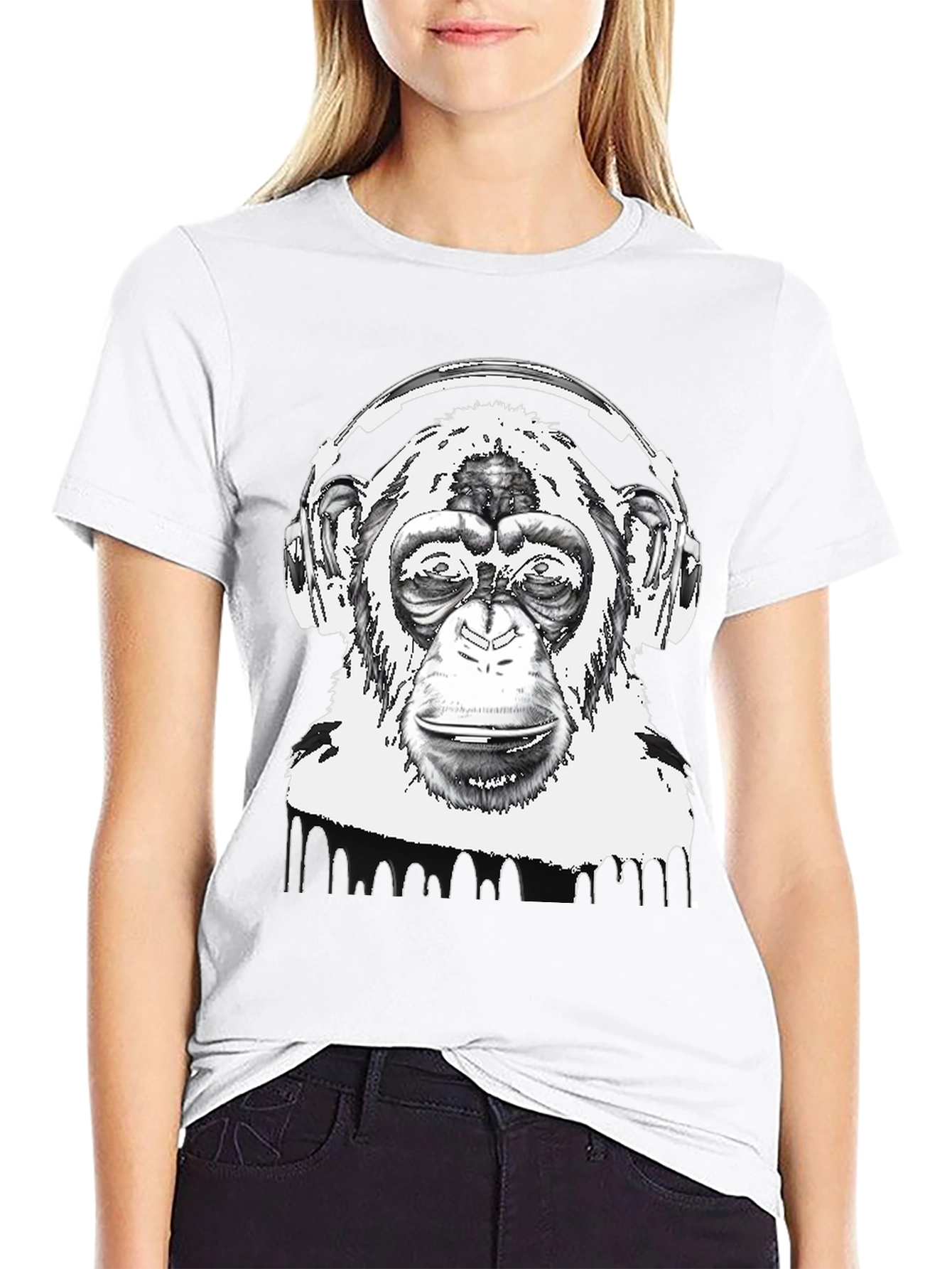 Monkey DJ Graphic Tee - Cool & Unique Design