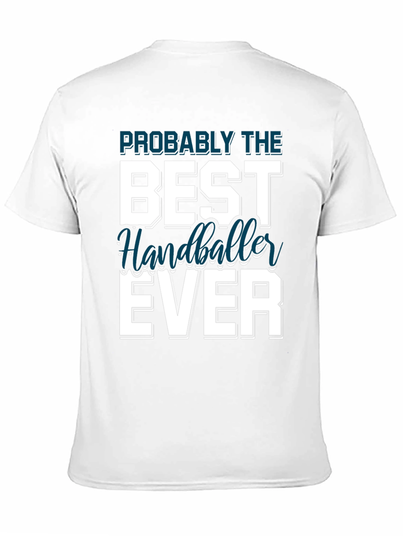Best Handballer Ever T-Shirt Black Cotton