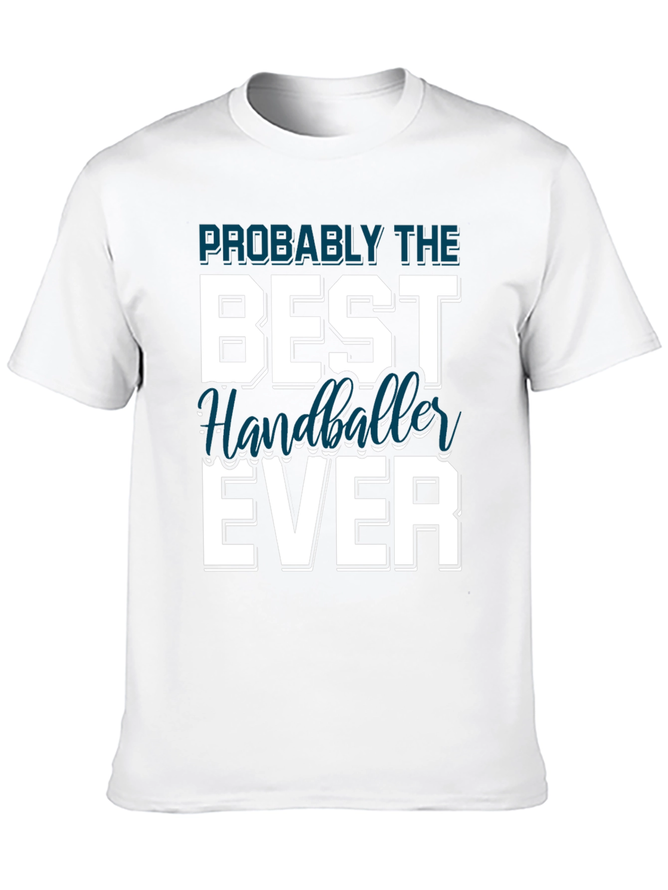 Best Handballer Ever T-Shirt Black Cotton