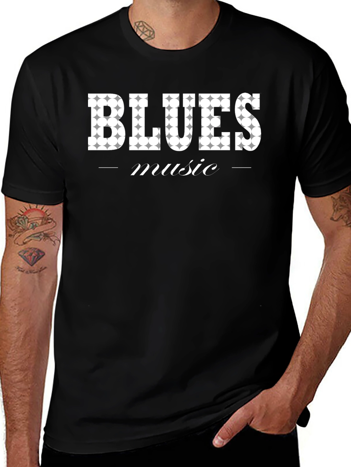 Blues Music Graphic T-Shirt