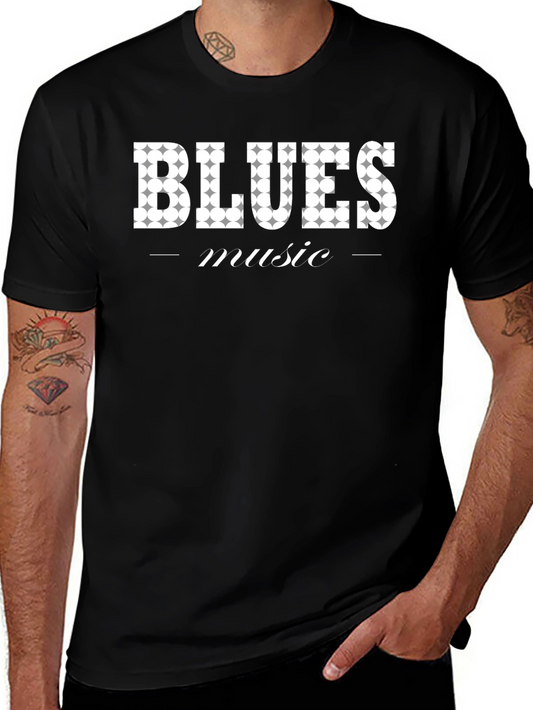 Blues Music Graphic T-Shirt