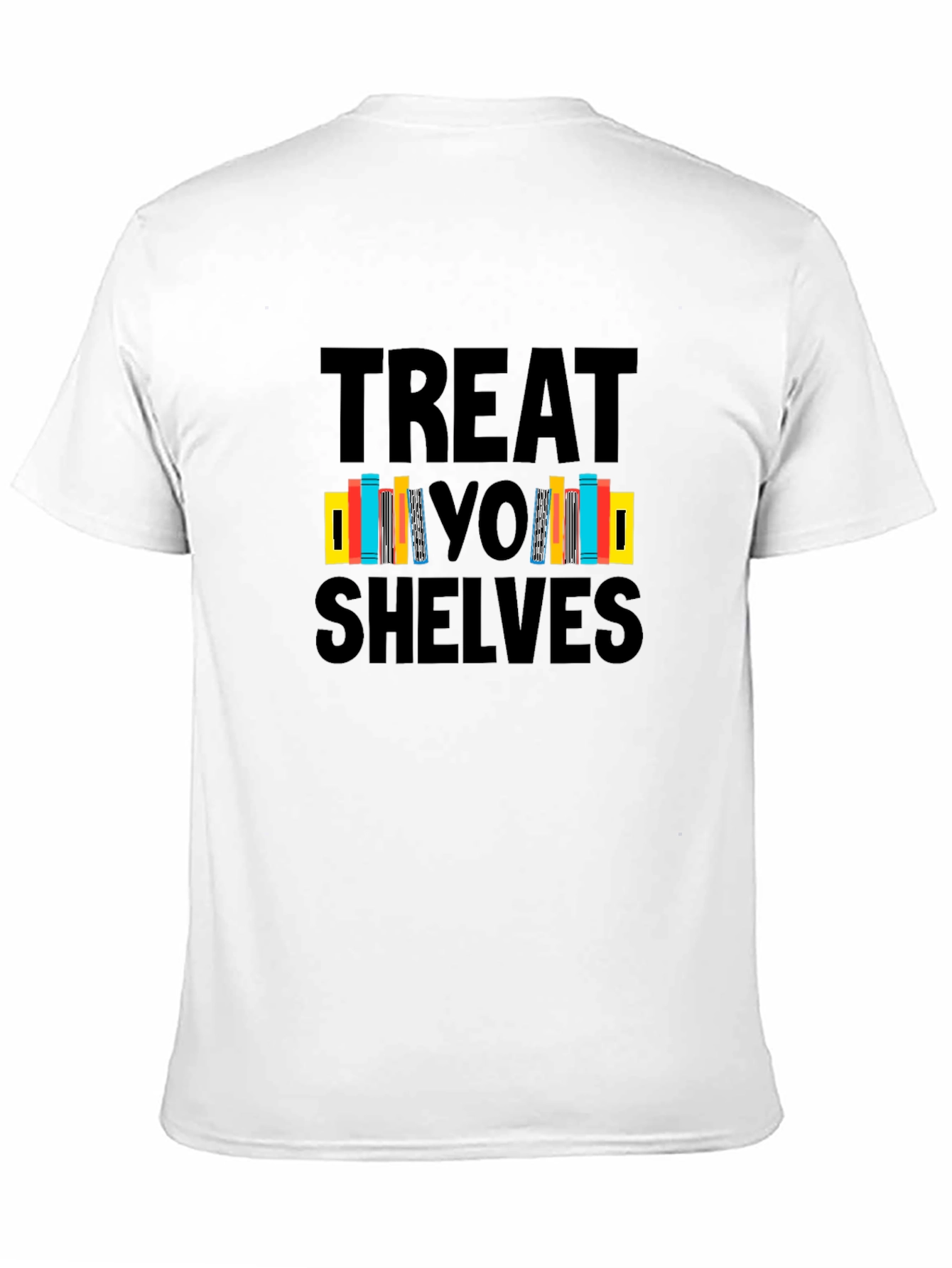 Treat Your Shelves Black Graphic T-Shirt