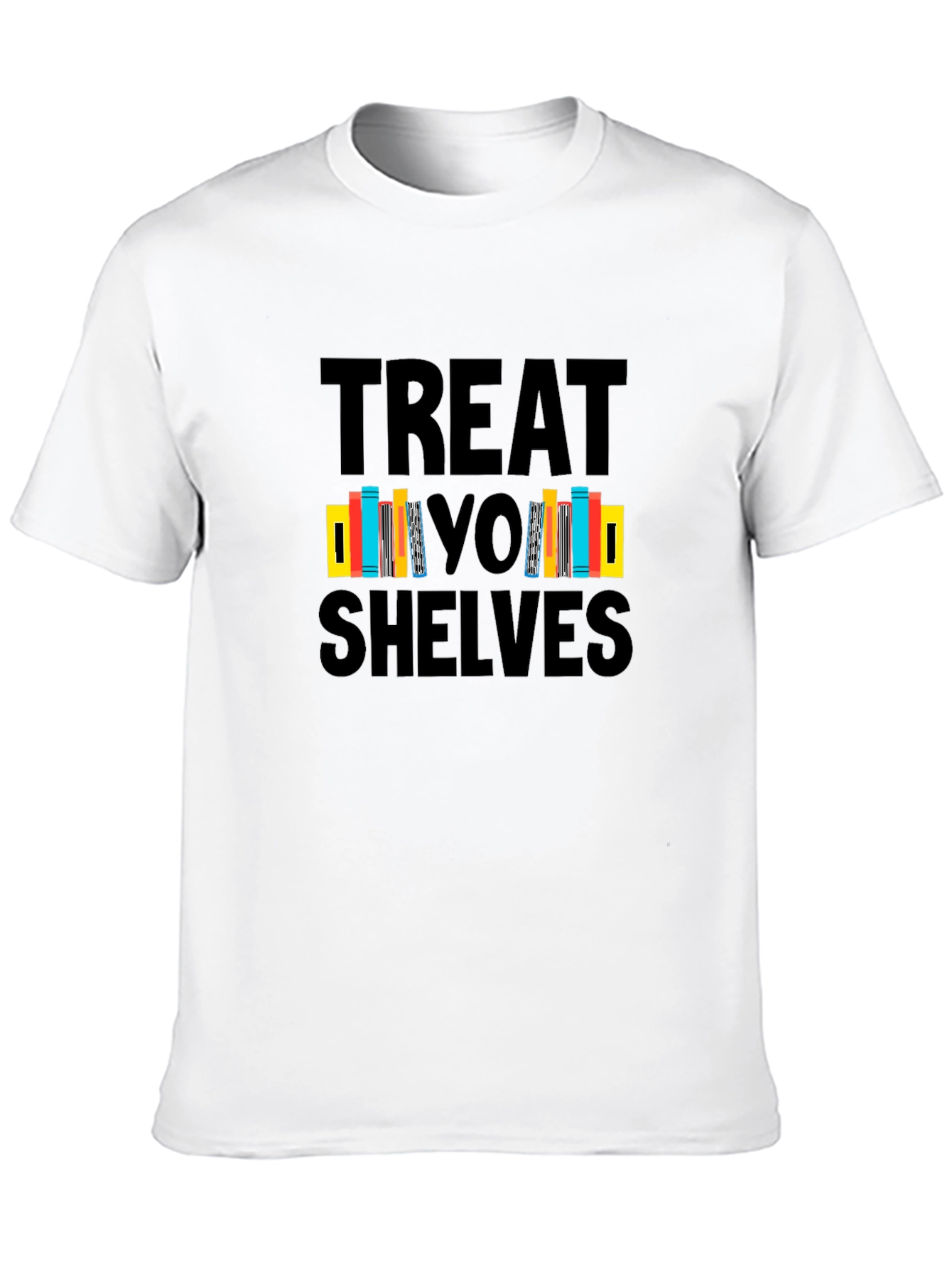 Treat Your Shelves Black Graphic T-Shirt