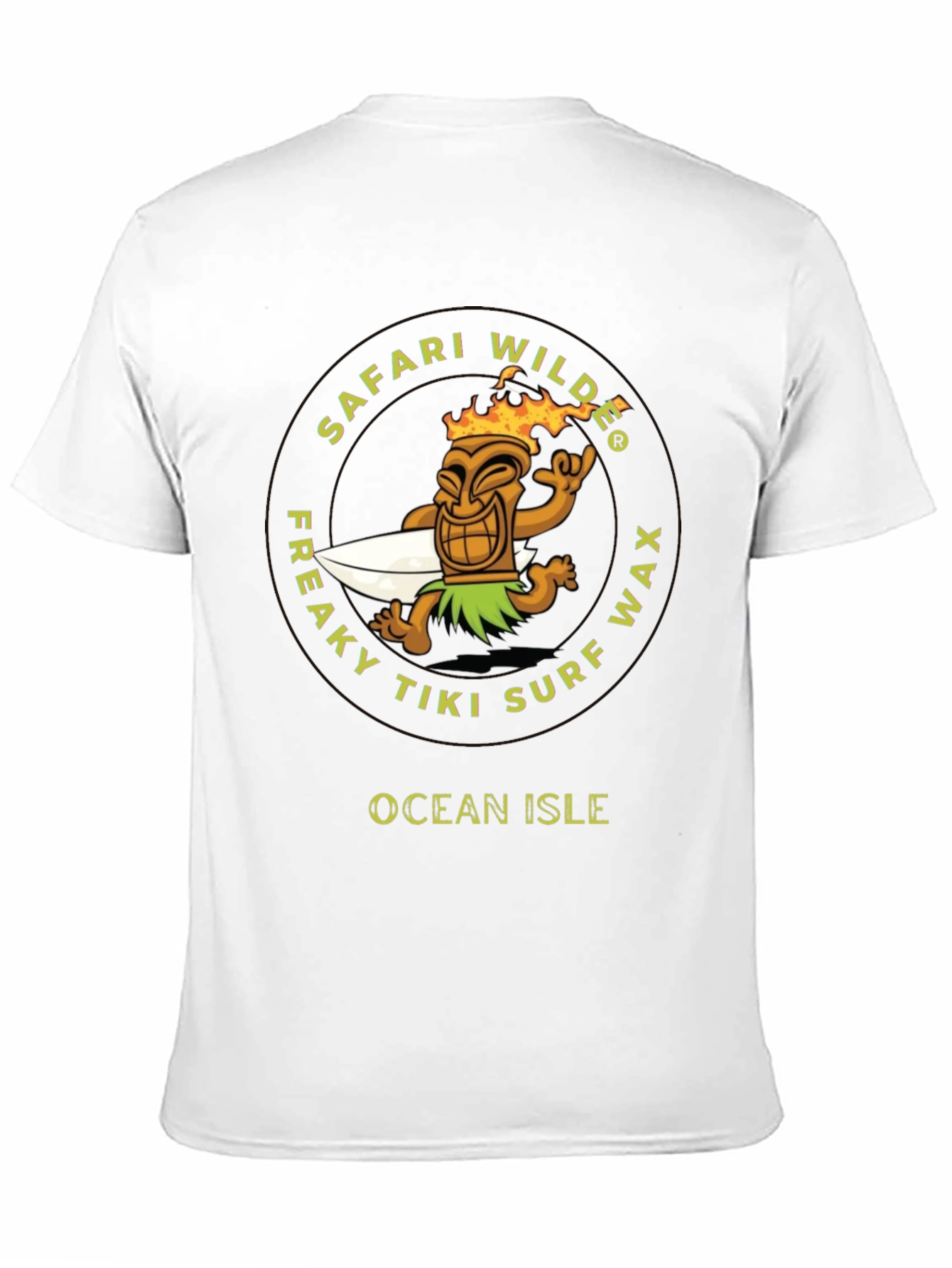 Safari Wilde Tiki Surf Wax Graphic T-Shirt