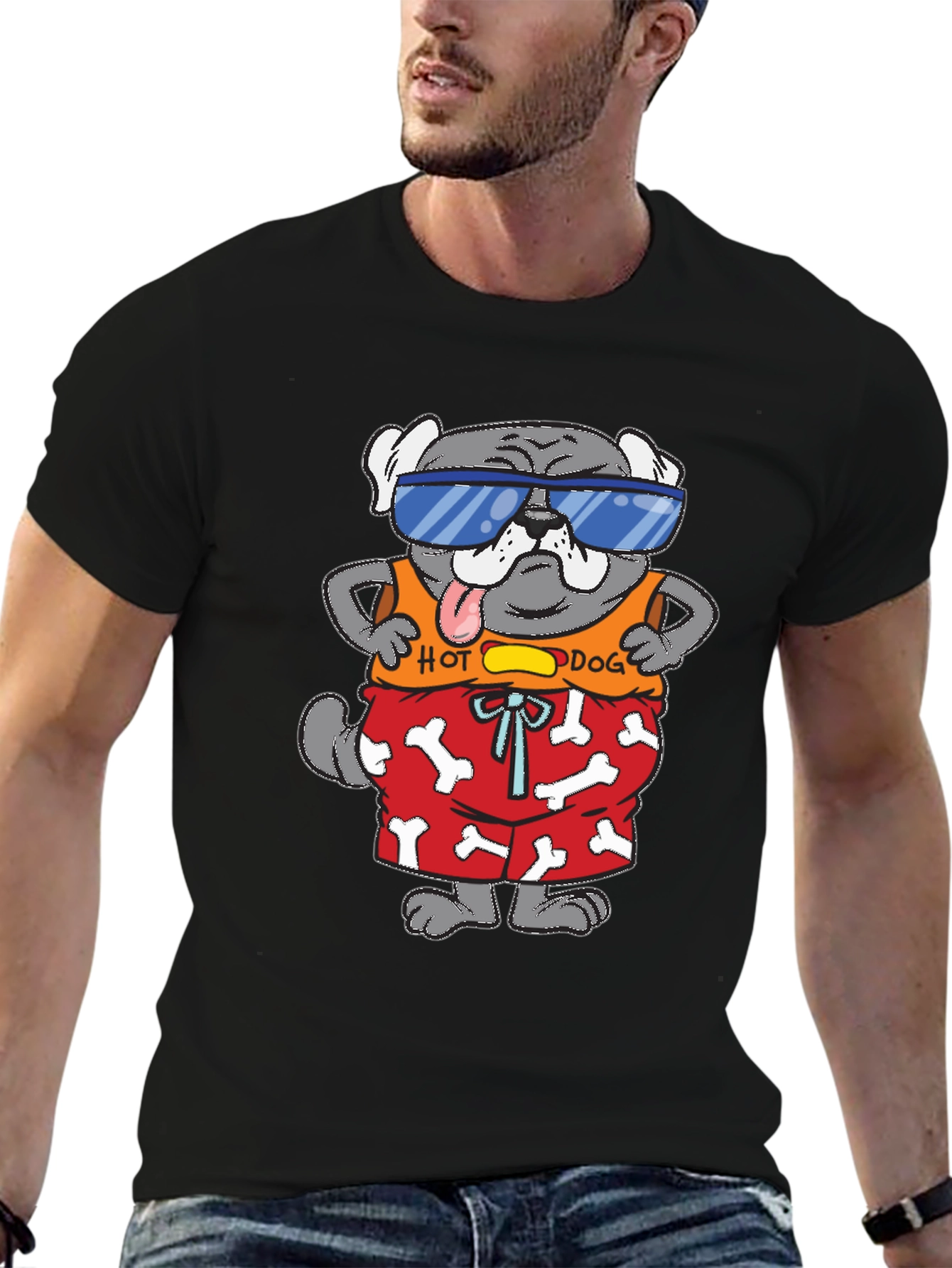 Cool Dog Graphic Tee