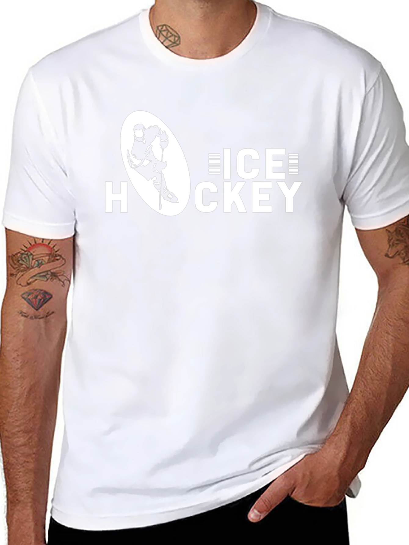 Ice Hockey Graphic T-Shirt - Sport Fan Apparel