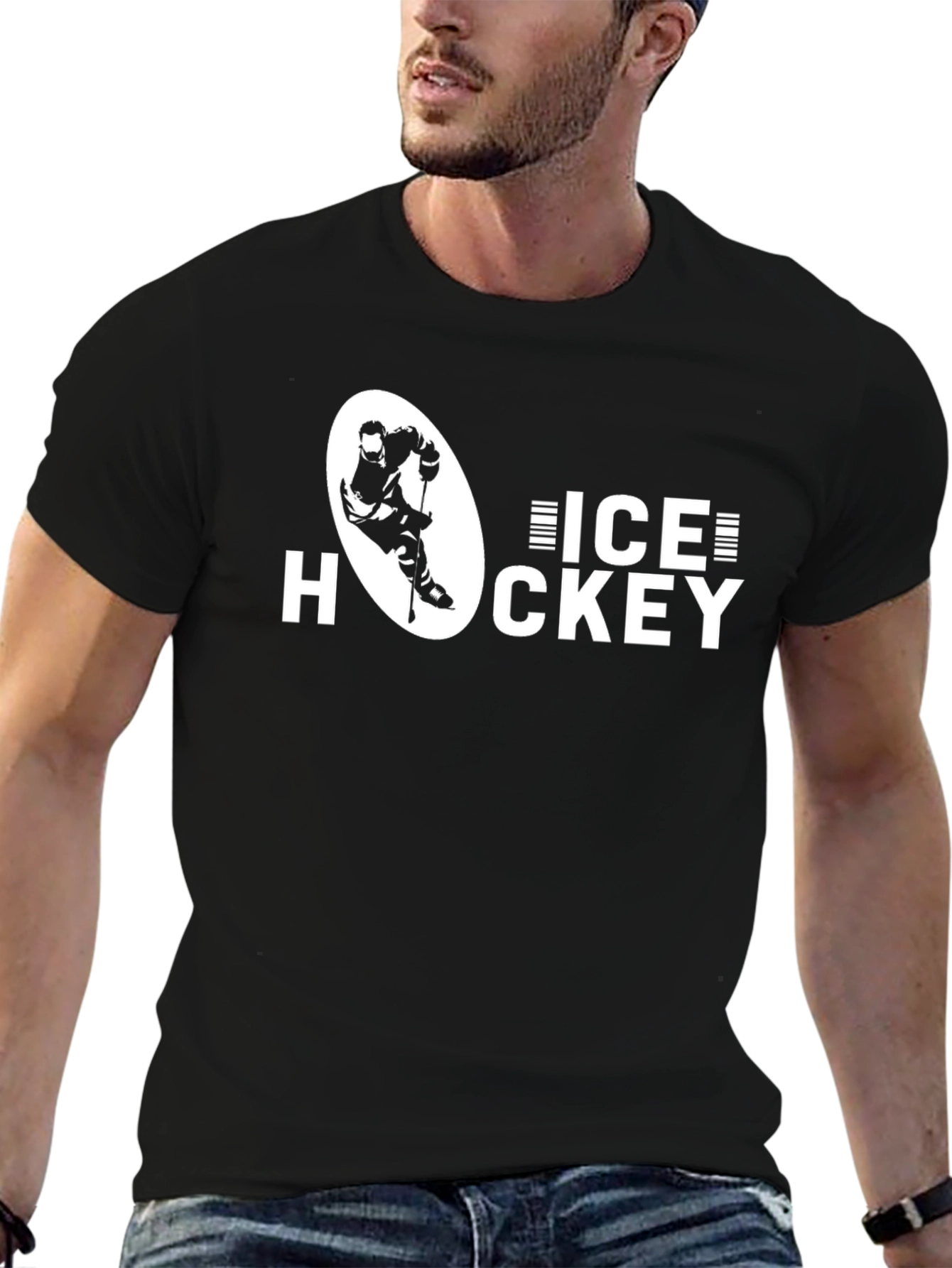 Ice Hockey Graphic T-Shirt - Sport Fan Apparel