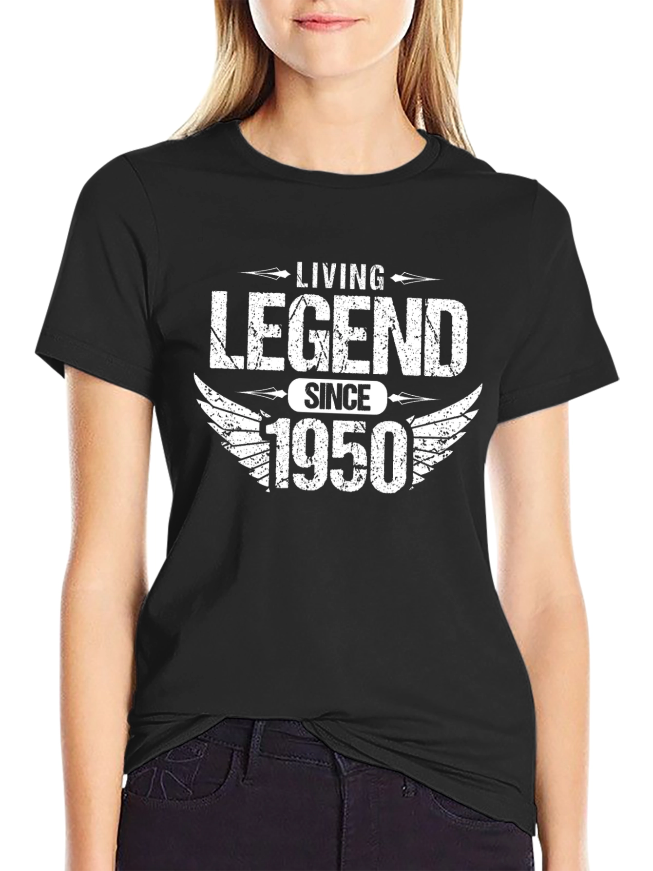 Living Legend Since 1950 Black Graphic Tee