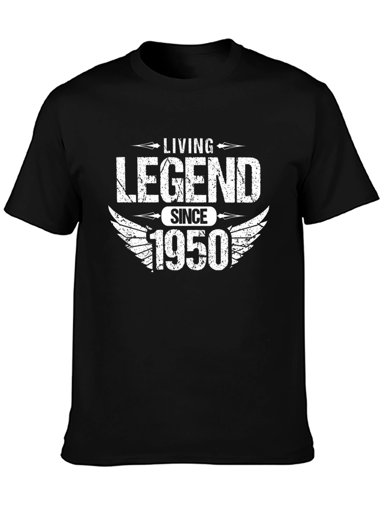 Living Legend Since 1950 Black Graphic Tee