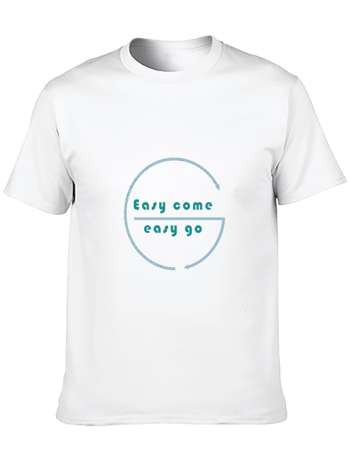 Easy Come Easy Go Black Graphic Tee