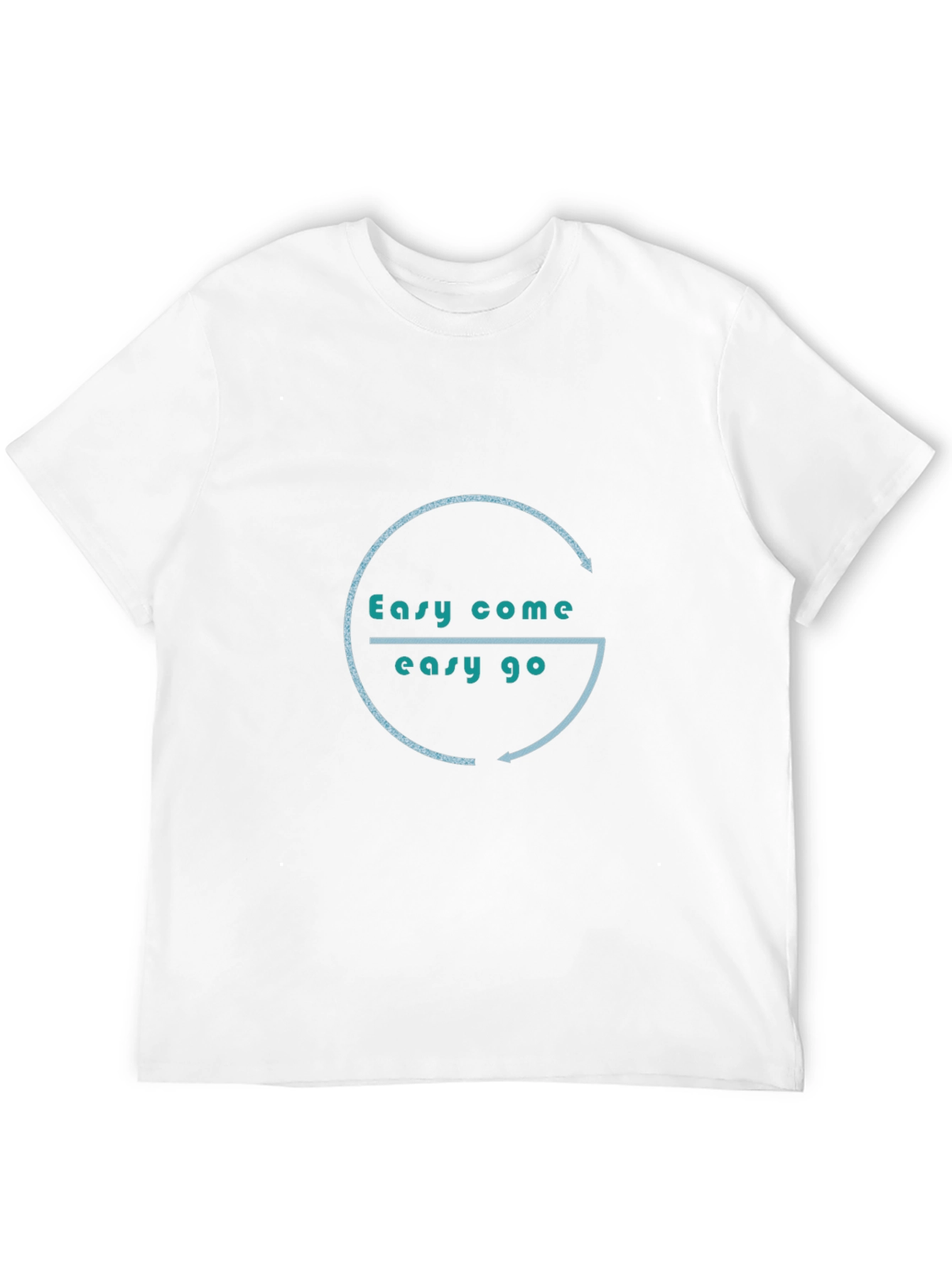 Easy Come Easy Go Black Graphic Tee