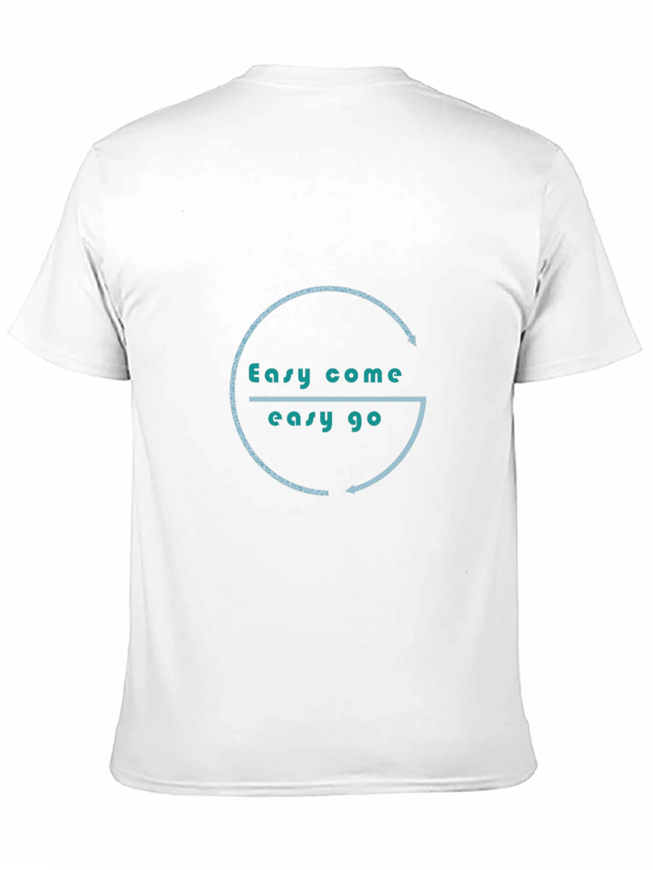 Easy Come Easy Go Black Graphic Tee