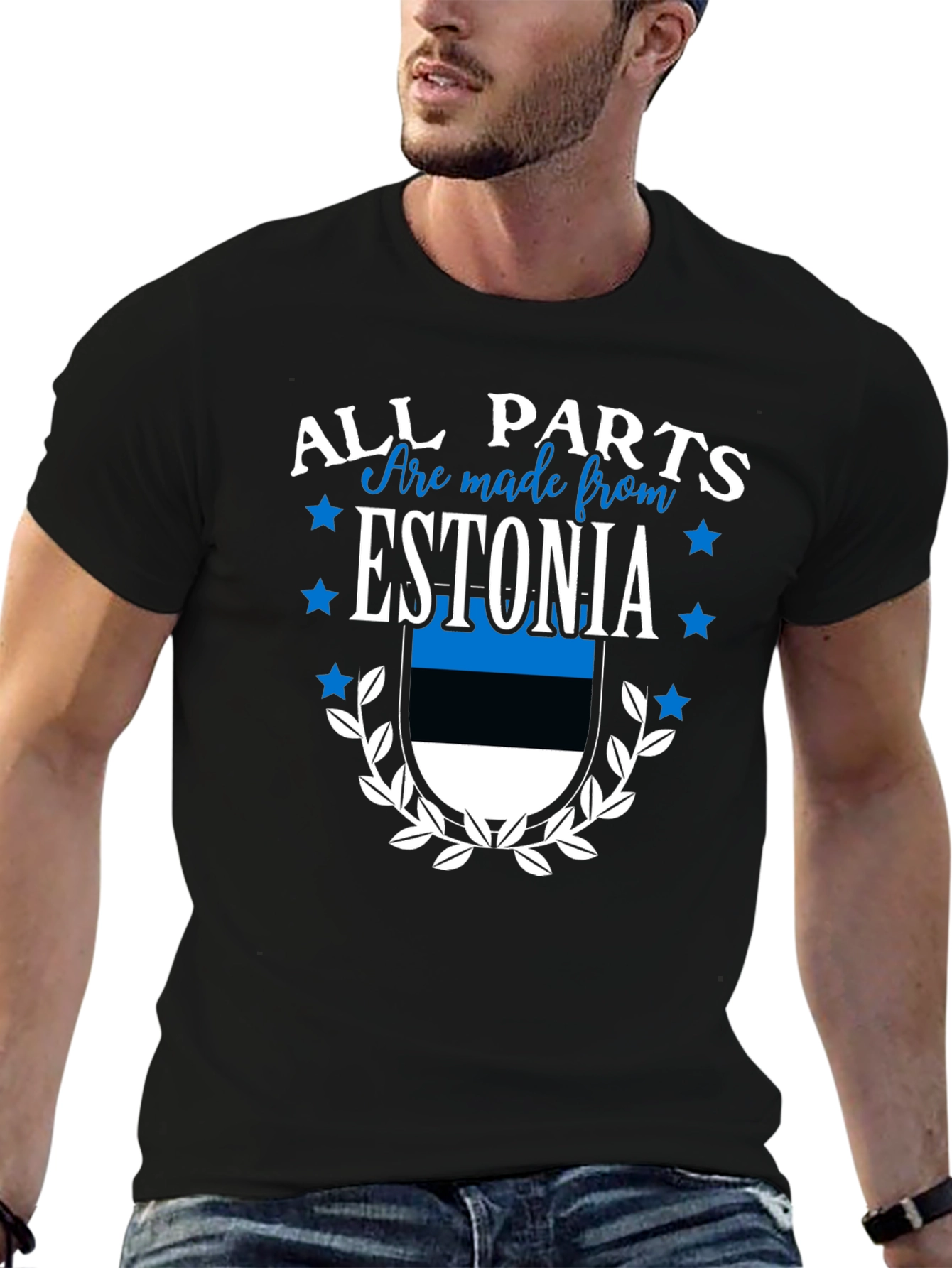 Estonia Pride T-Shirt: All Parts Made From Estonia