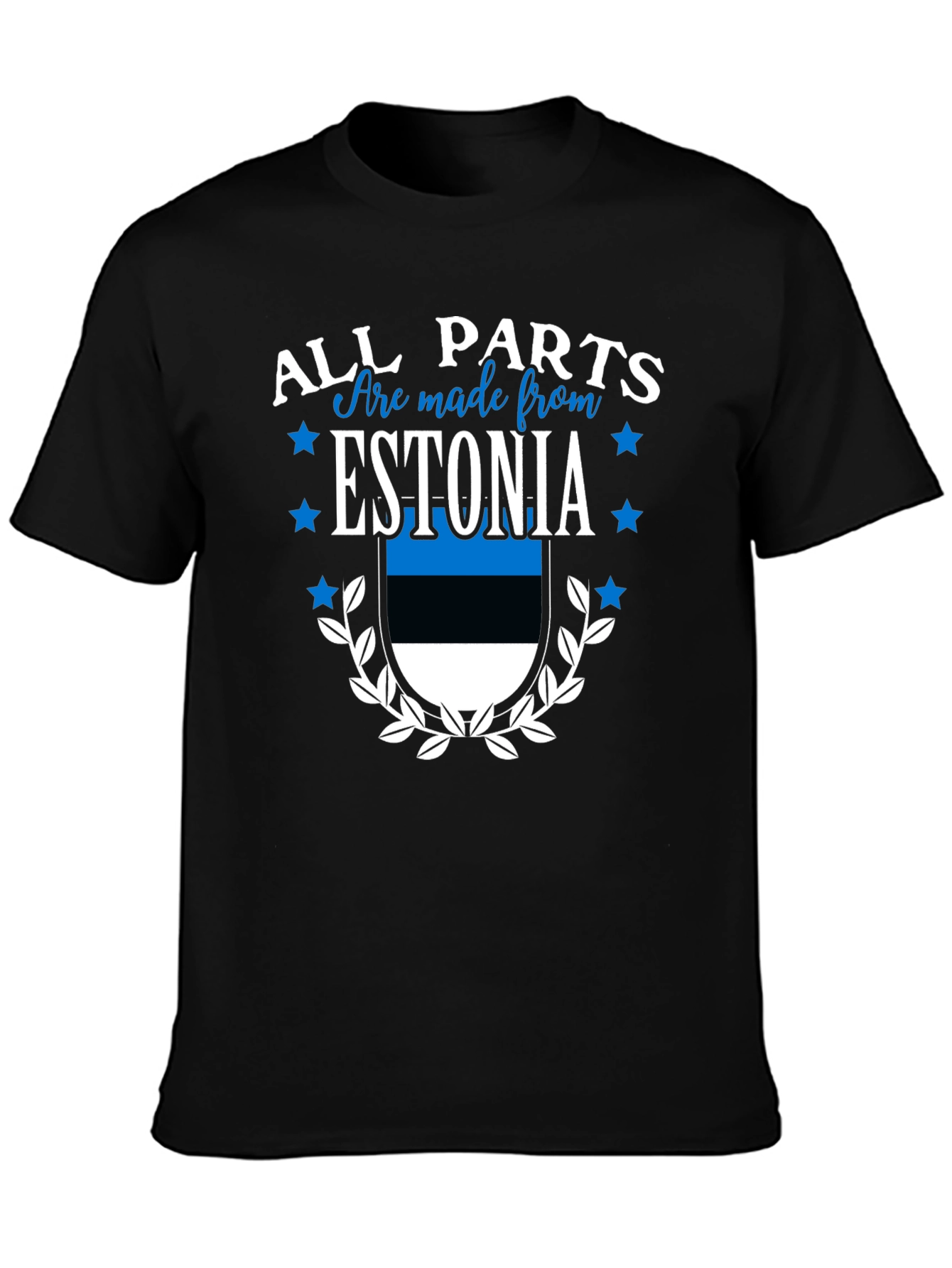 Estonia Pride T-Shirt: All Parts Made From Estonia