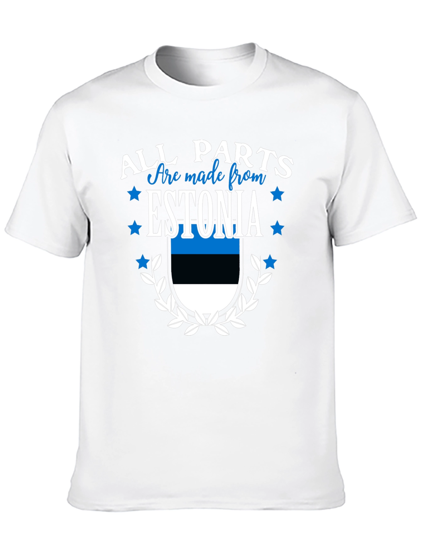 Estonia Pride T-Shirt: All Parts Made From Estonia