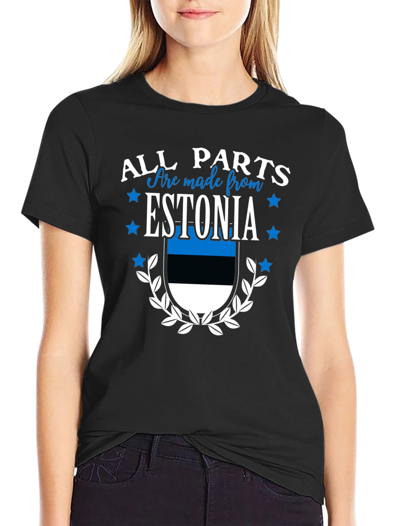 Estonia Pride T-Shirt: All Parts Made From Estonia