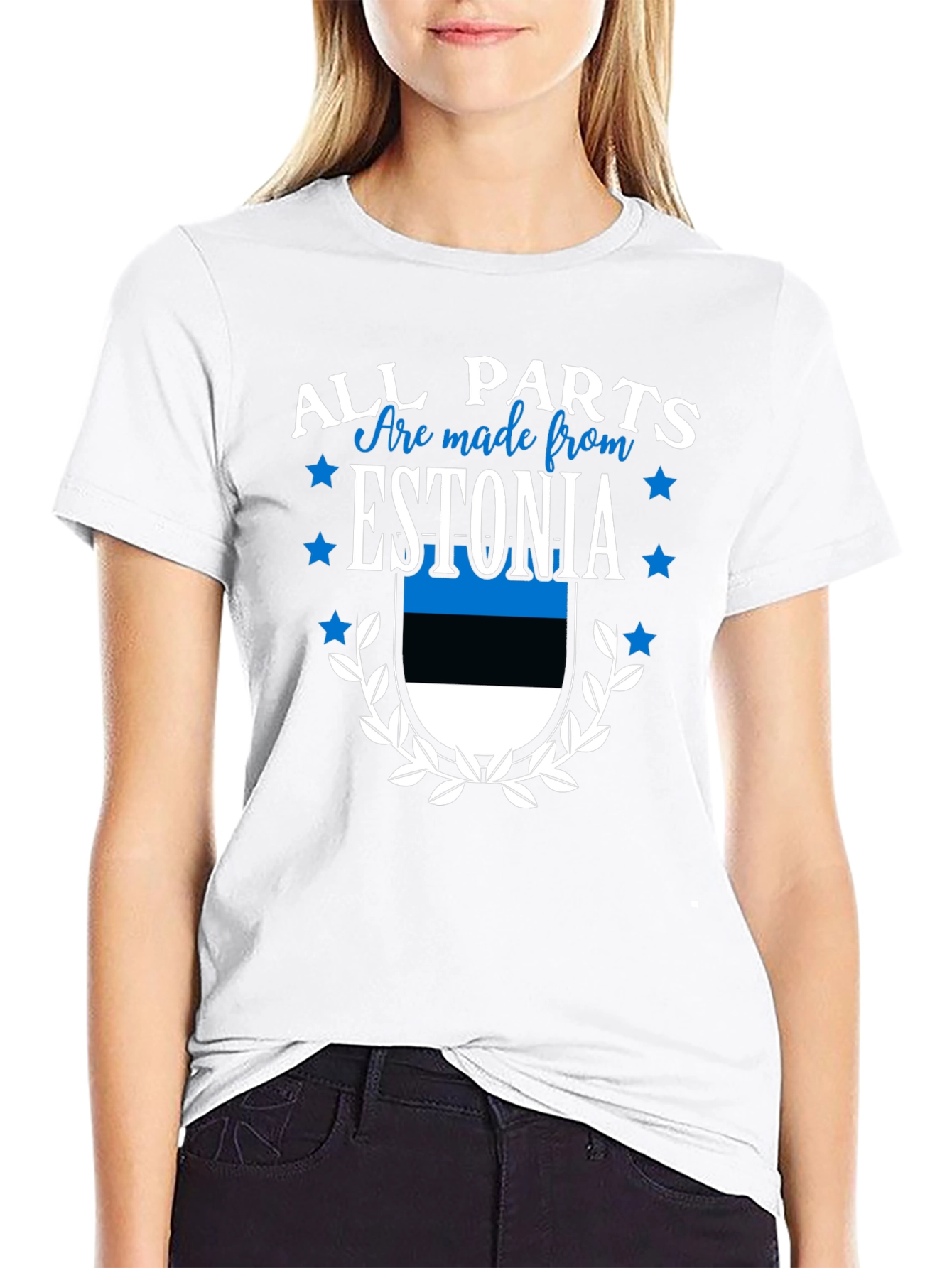 Estonia Pride T-Shirt: All Parts Made From Estonia