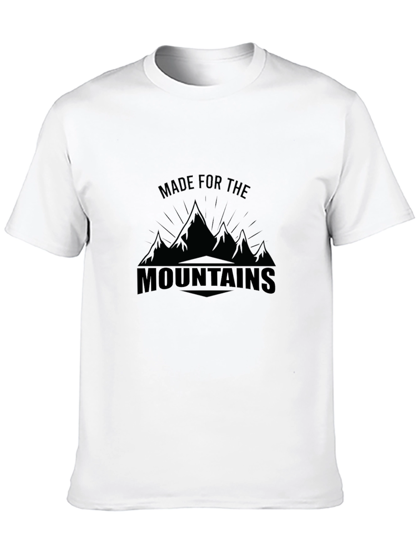 Made for the Mountains Black T-Shirt