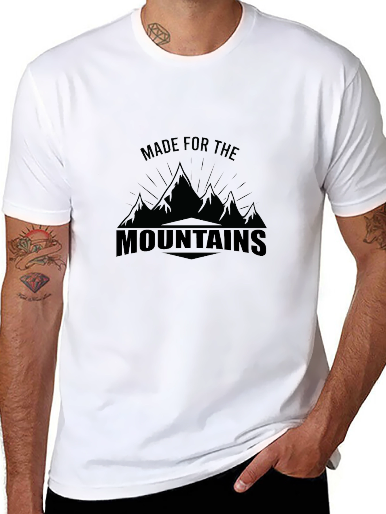 Made for the Mountains Black T-Shirt