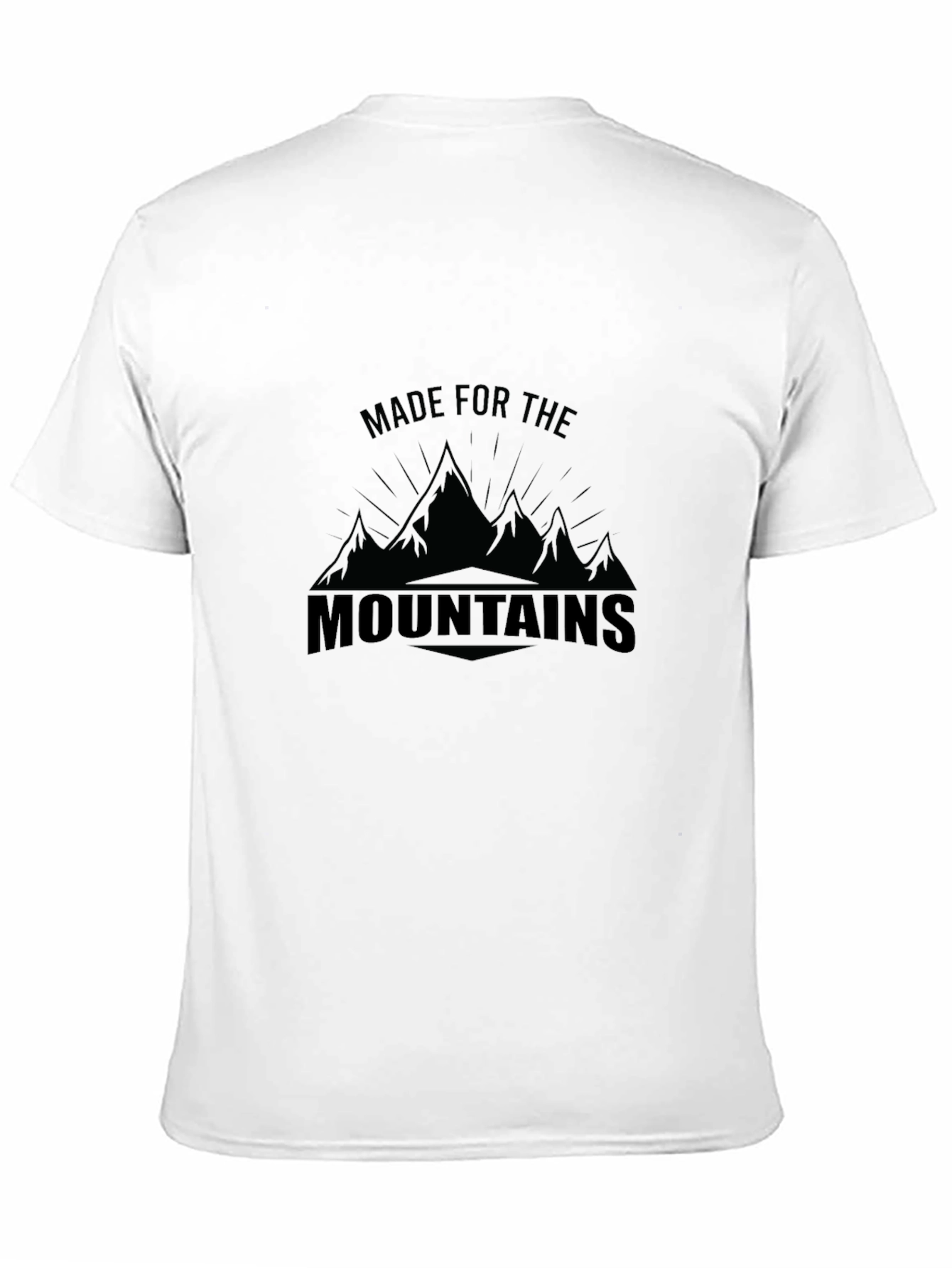 Made for the Mountains Black T-Shirt