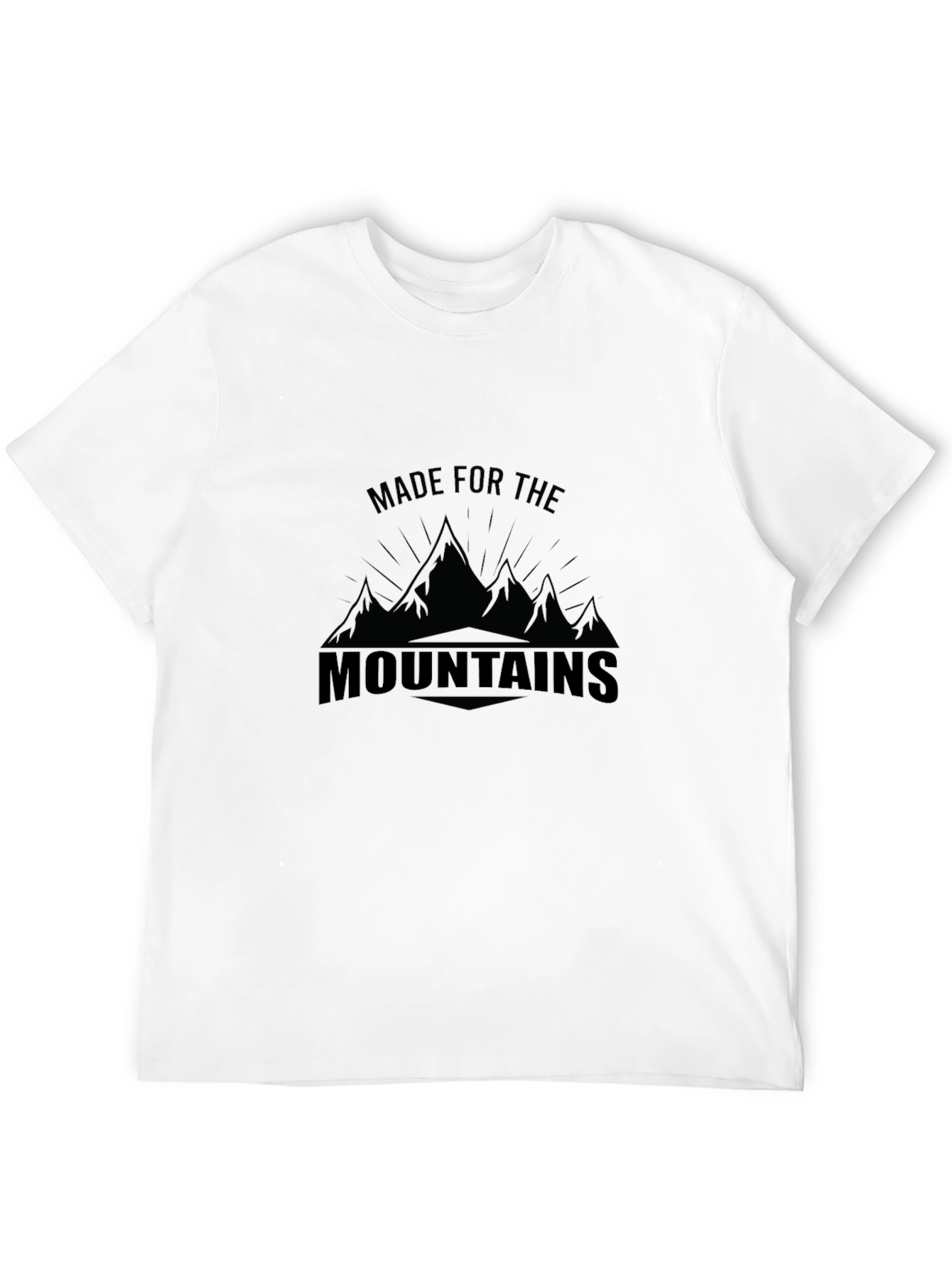 Made for the Mountains Black T-Shirt