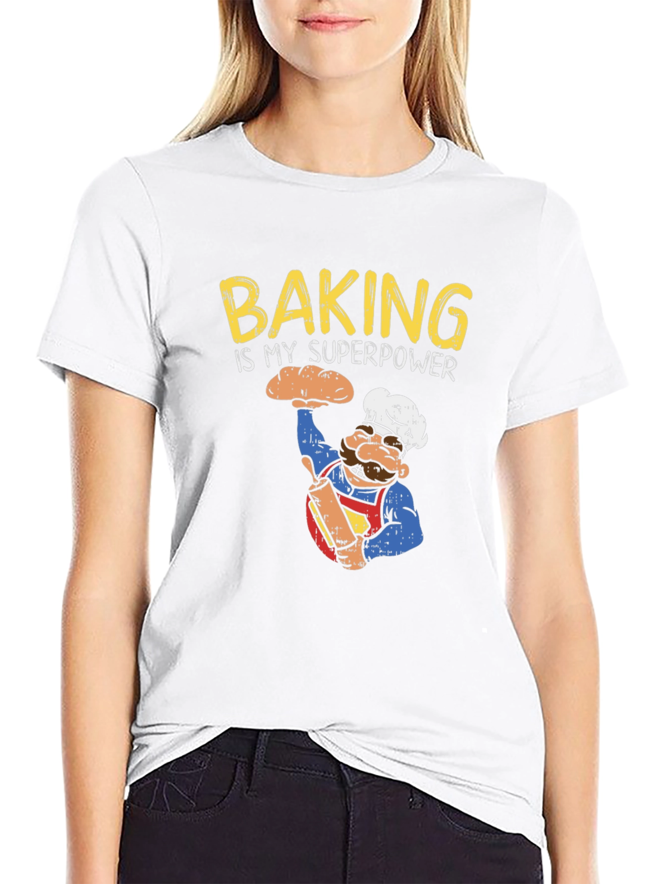 Baking is My Superpower Graphic T-Shirt