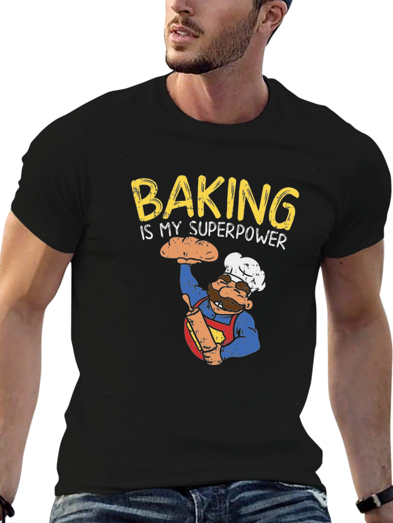 Baking is My Superpower Graphic T-Shirt