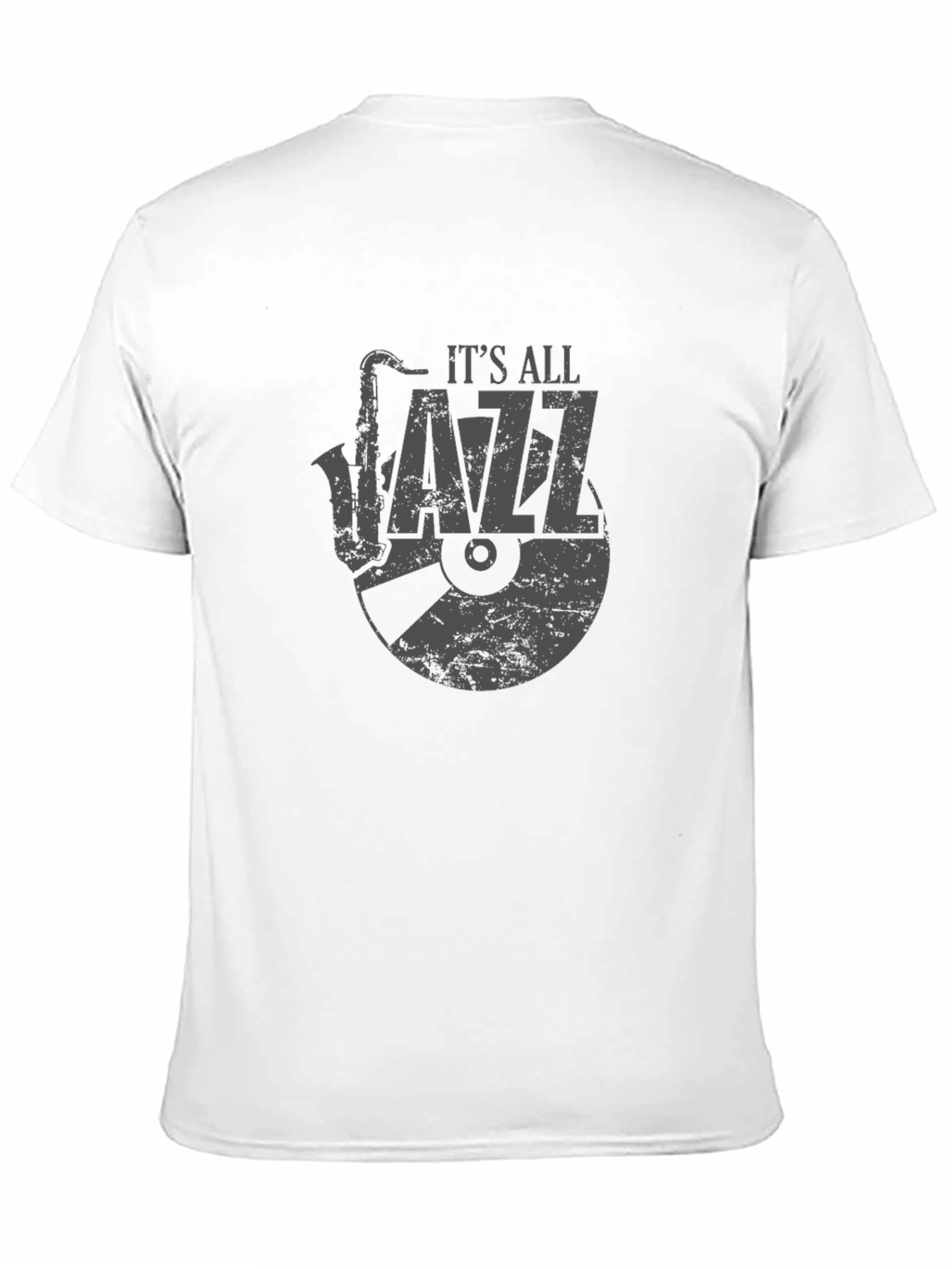 Its All Jazz Graphic Tee - Black Cotton T-Shirt