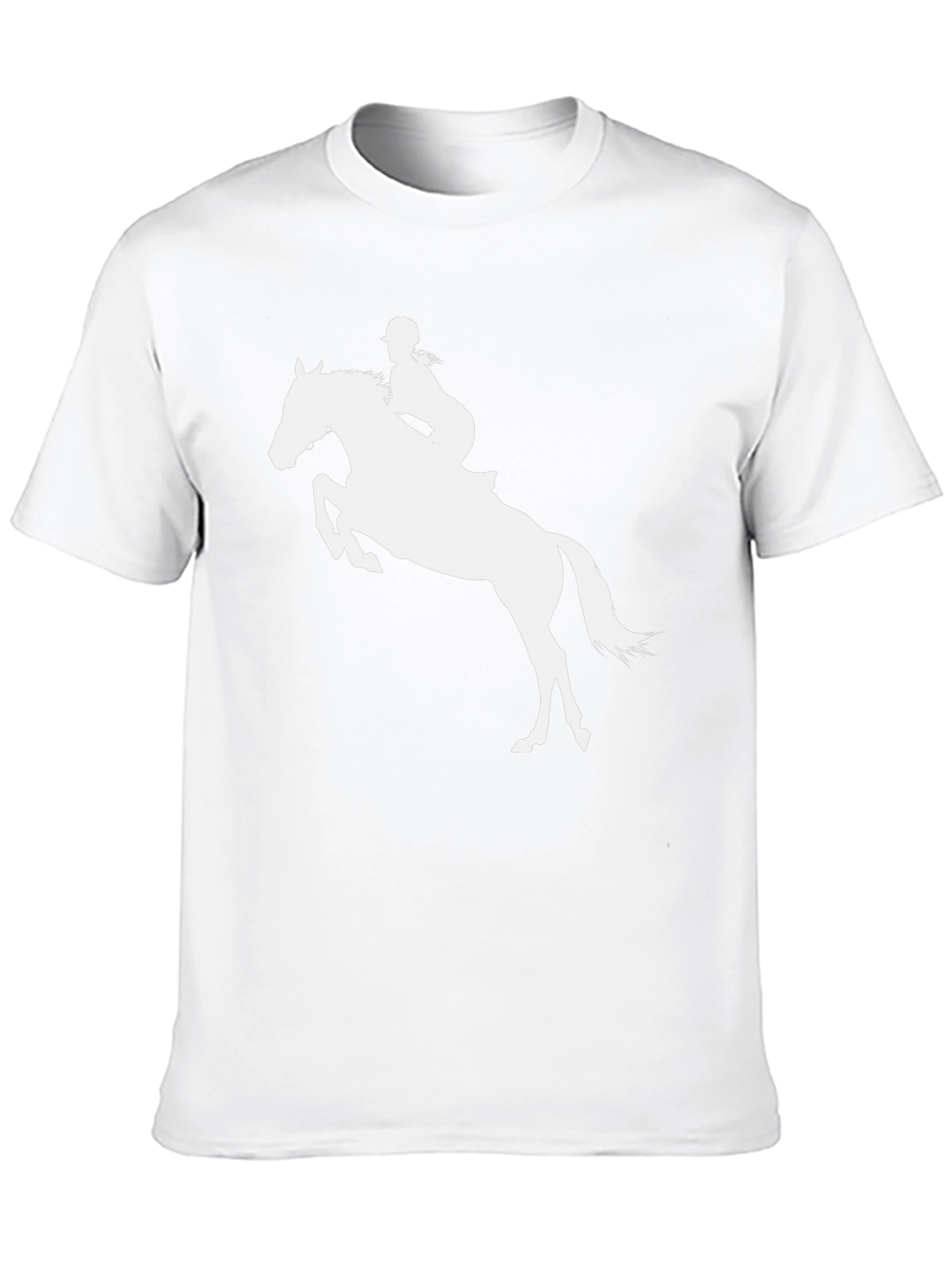 Equestrian Horse Riding T-Shirt - Black