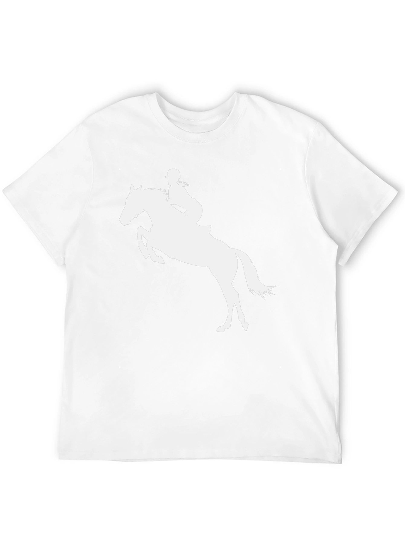 Equestrian Horse Riding T-Shirt - Black