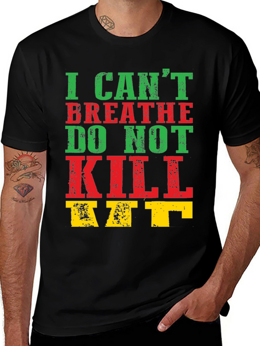 I Cant Breathe T-Shirt - Justice & Awareness