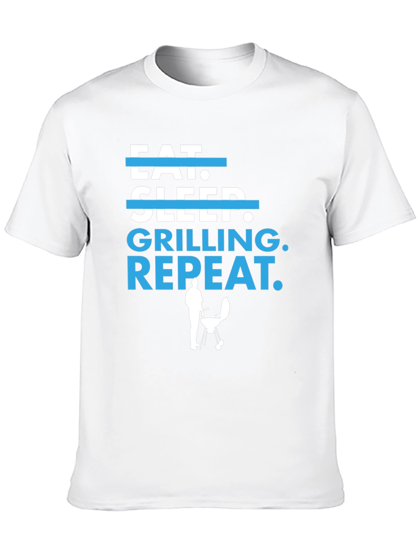 Eat Sleep Grilling Repeat BBQ T-Shirt