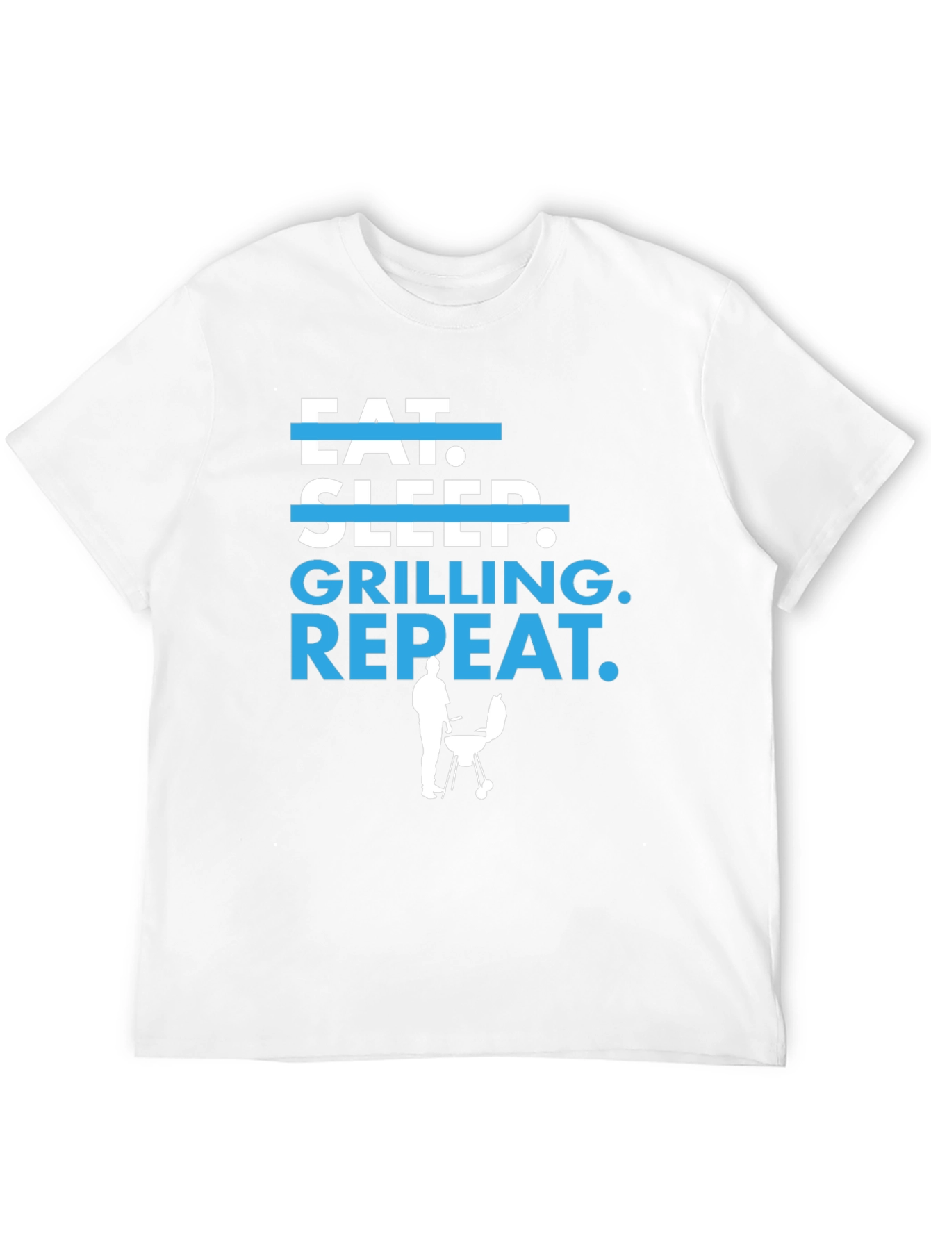 Eat Sleep Grilling Repeat BBQ T-Shirt