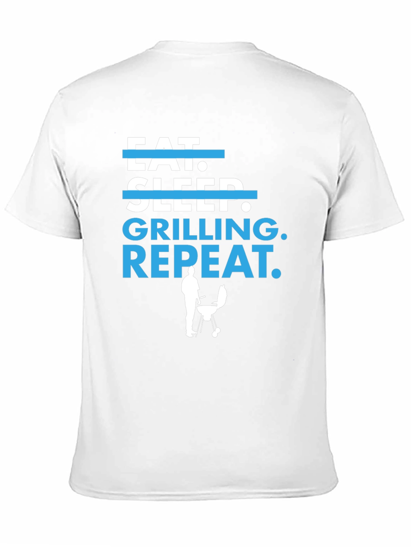 Eat Sleep Grilling Repeat BBQ T-Shirt