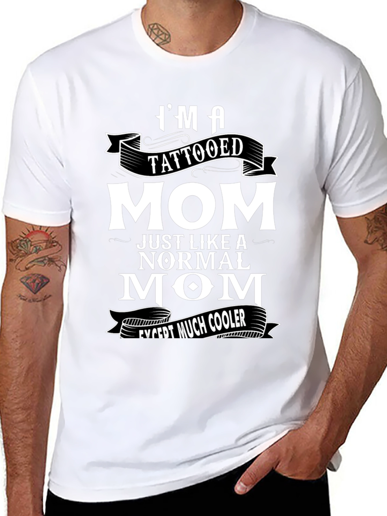 Tattooed Mom T-Shirt - Cool Graphic Tee