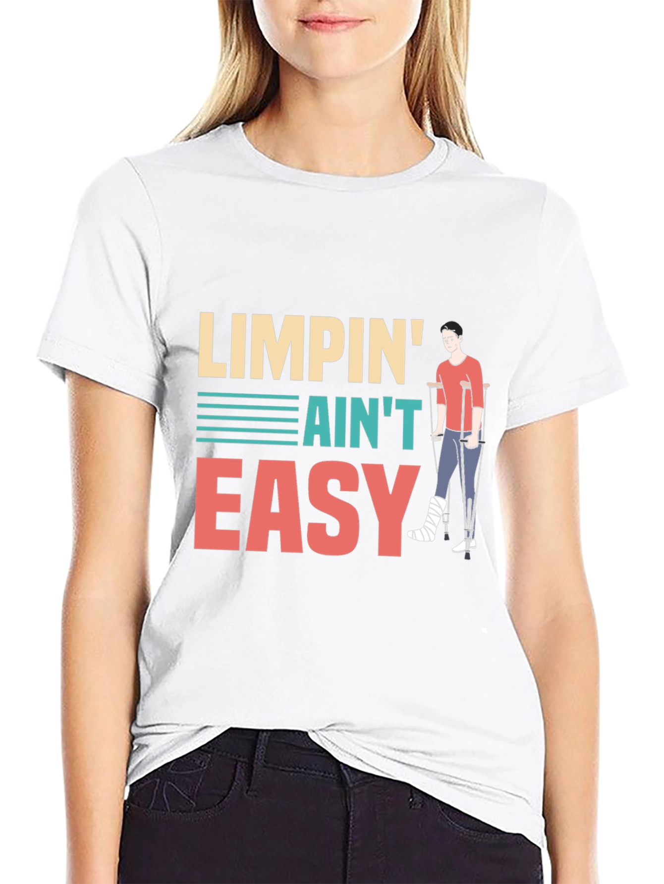 Limpin Aint Easy Graphic T-Shirt