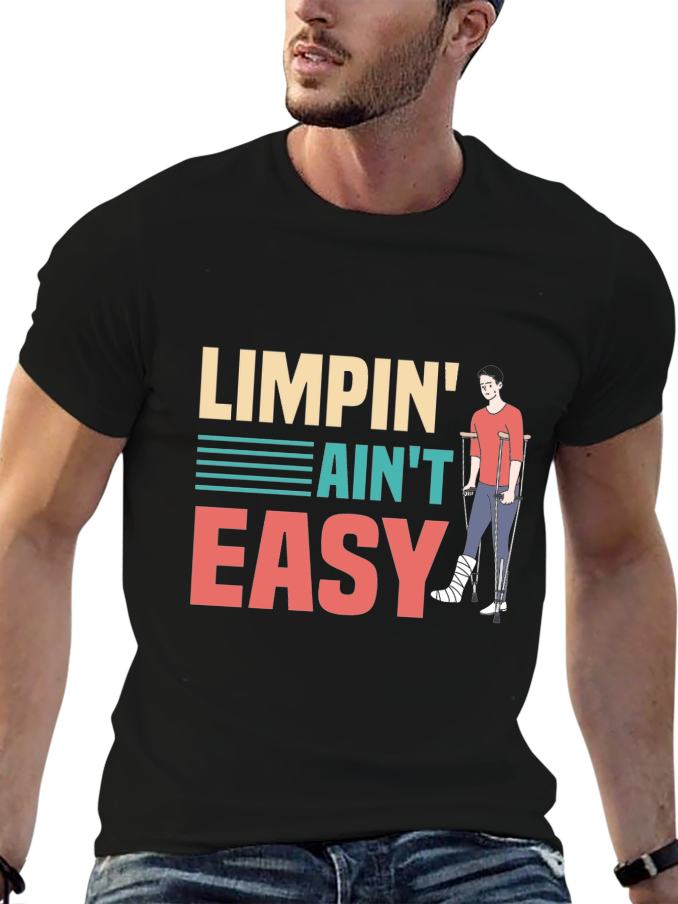 Limpin Aint Easy Graphic T-Shirt