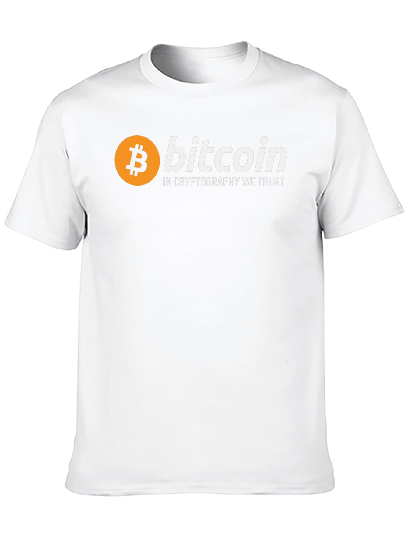 Bitcoin Cryptocurrency Trust T-Shirt - Black