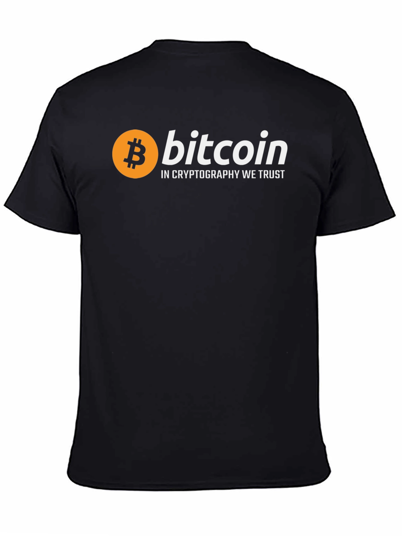 Bitcoin Cryptocurrency Trust T-Shirt - Black