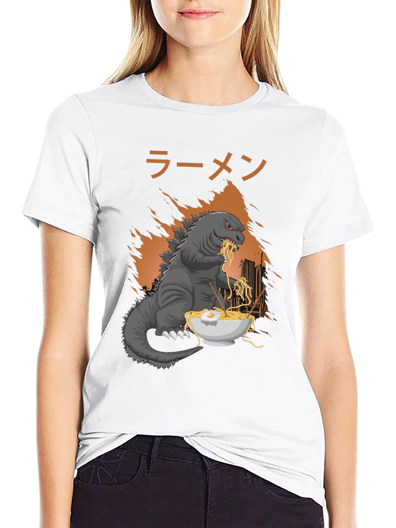 Godzilla Ramen Graphic T-Shirt