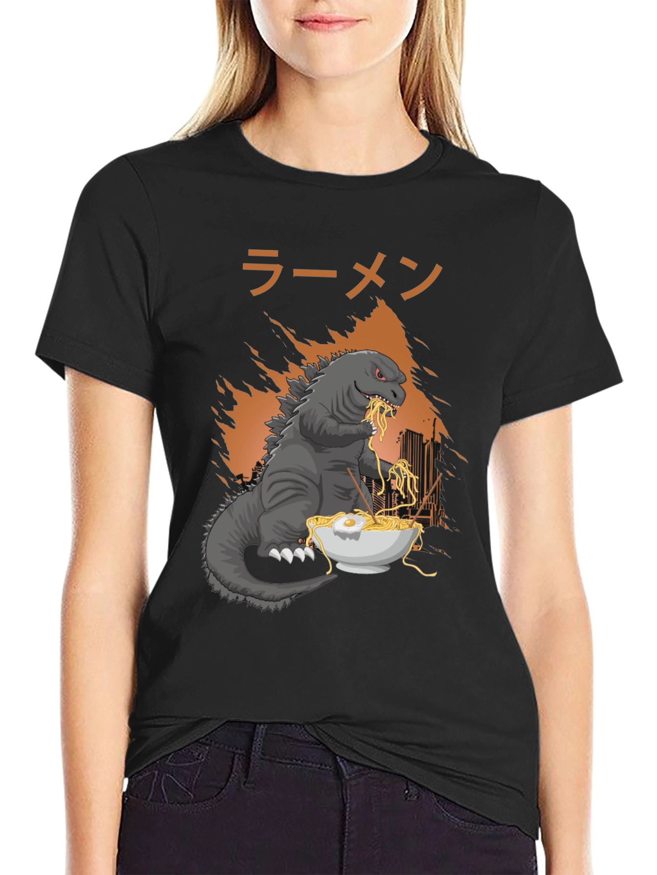 Godzilla Ramen Graphic T-Shirt
