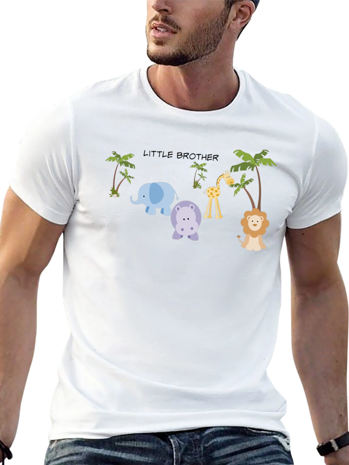 Little Brother Jungle Animals T-Shirt