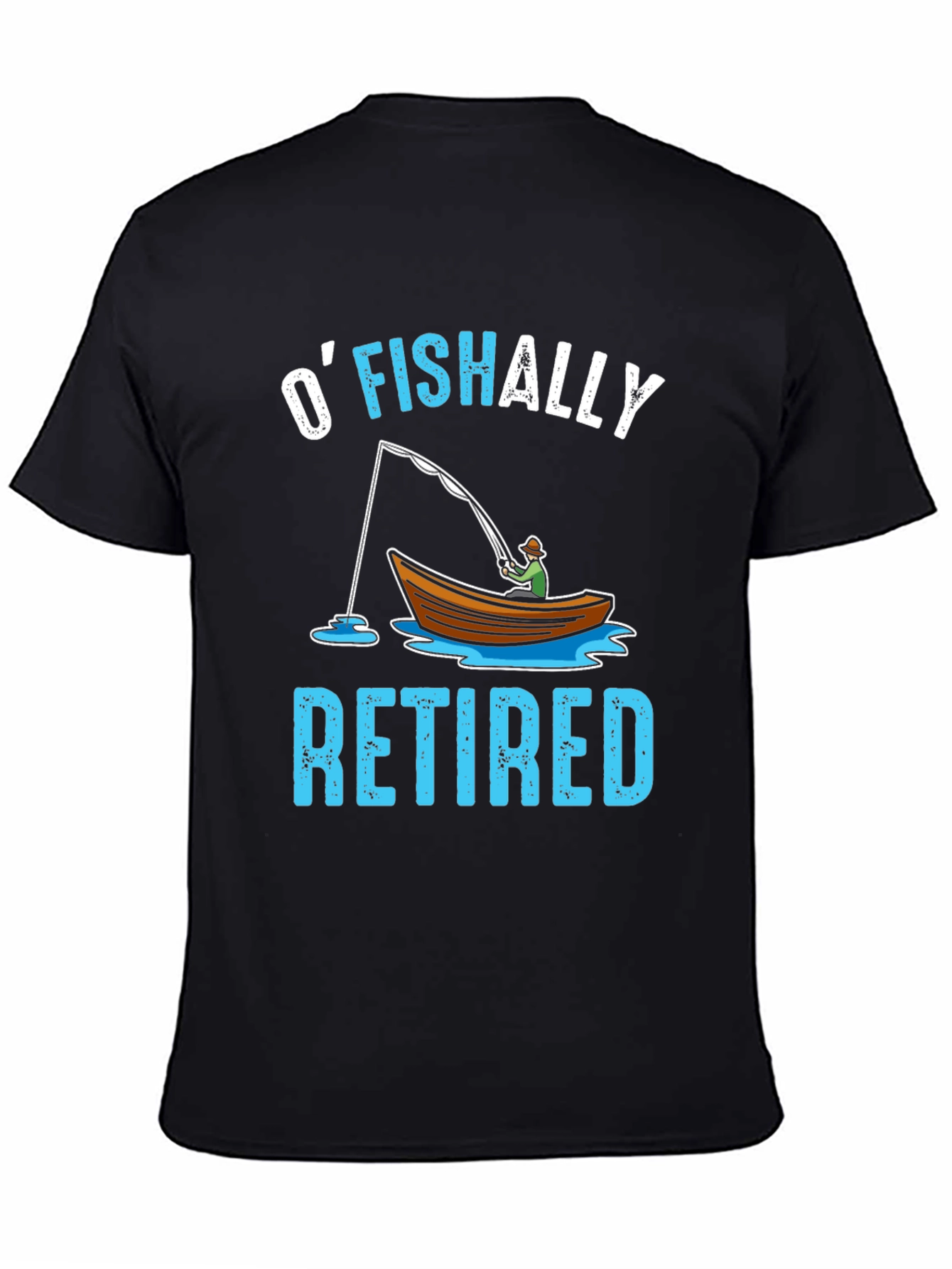 OFISHALLY Retired T-Shirt Fishing Retirement