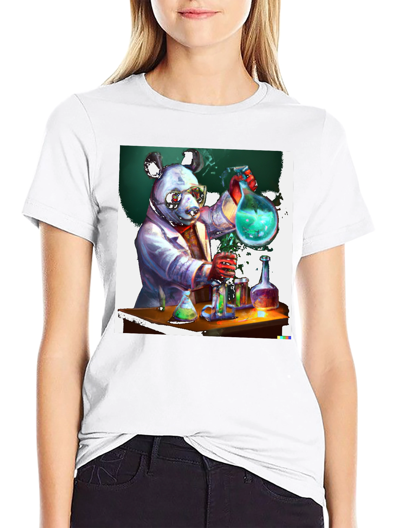 Scientist Panda Graphic Tee - Quirky & Unique