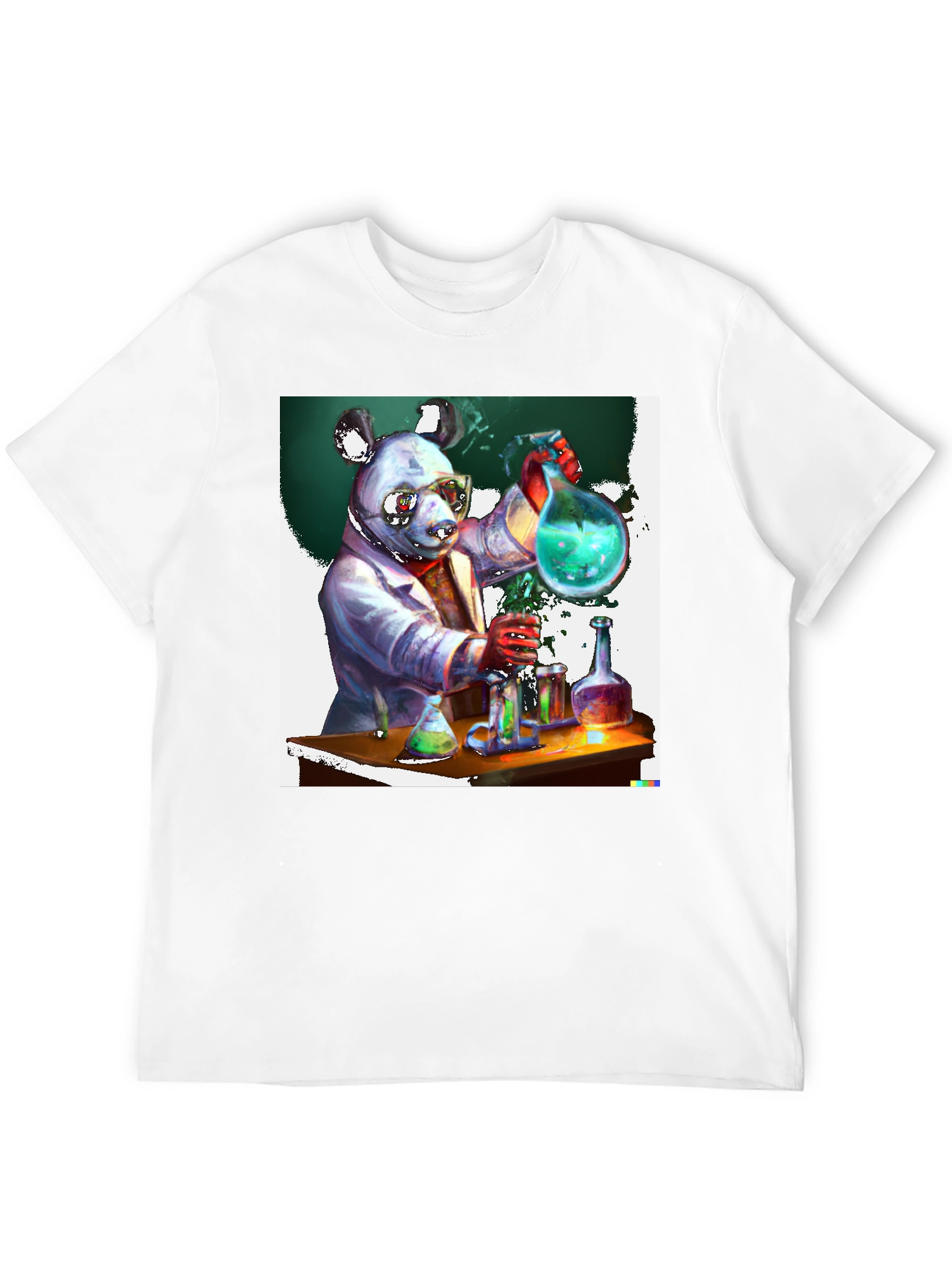 Scientist Panda Graphic Tee - Quirky & Unique