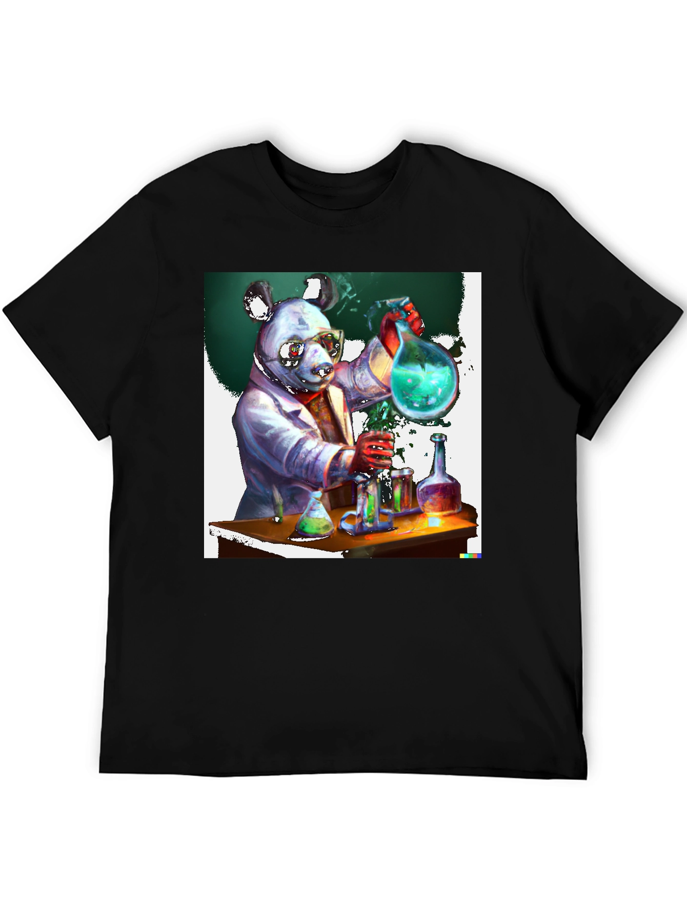 Scientist Panda Graphic Tee - Quirky & Unique