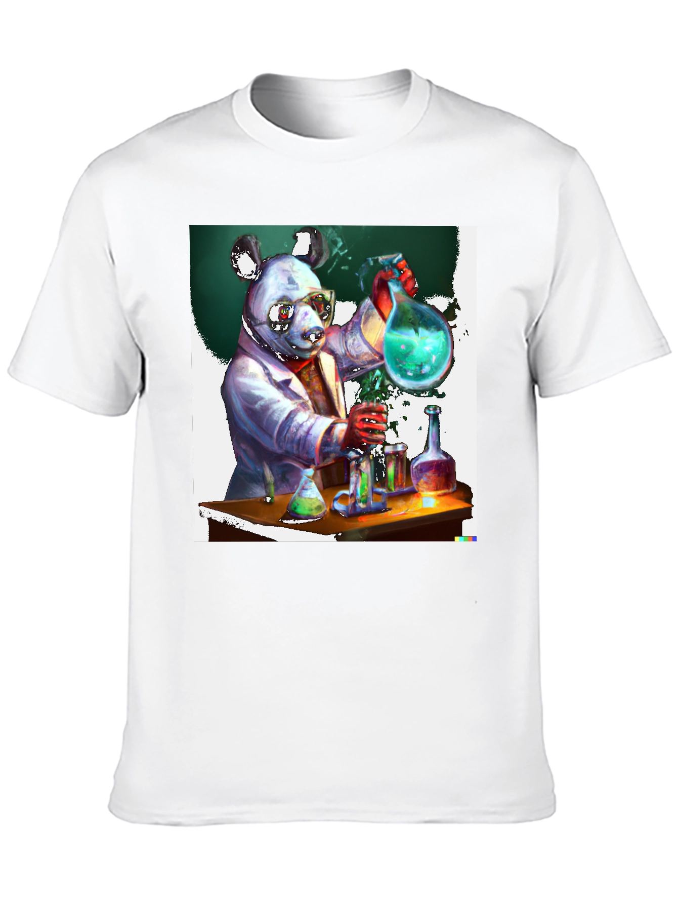 Scientist Panda Graphic Tee - Quirky & Unique